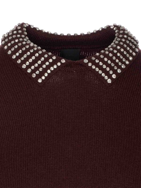 Rundhalspullover - Braun shop online: Pinko