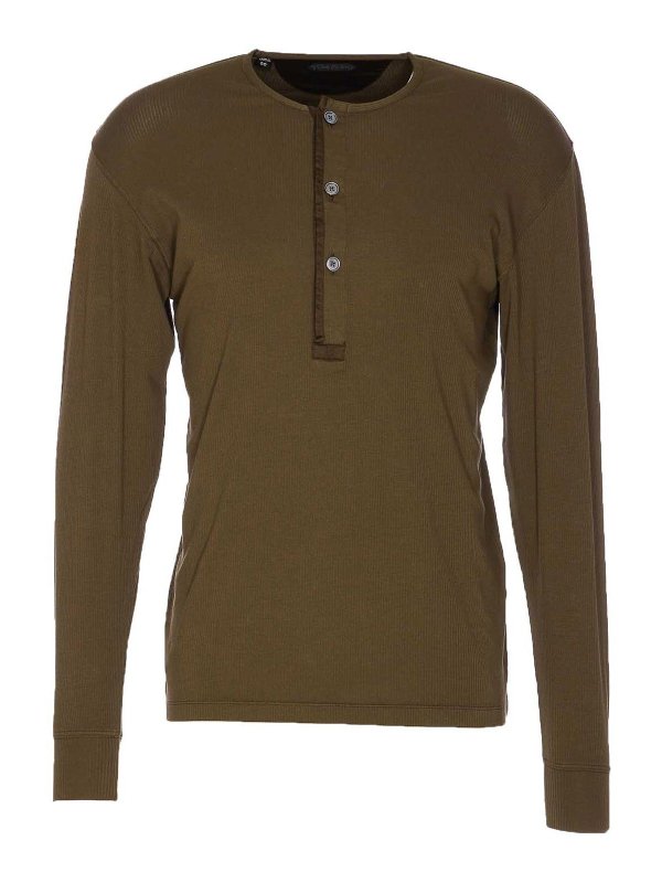 TOM FORD: T-shirts - T-Shirt - Grün