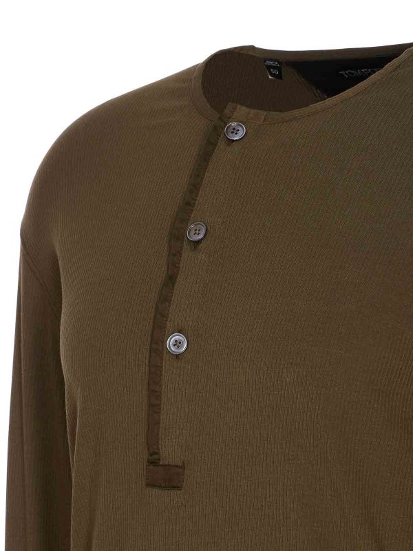 The Best Shops TOM FORD: T-shirts - T-Shirt - Grün