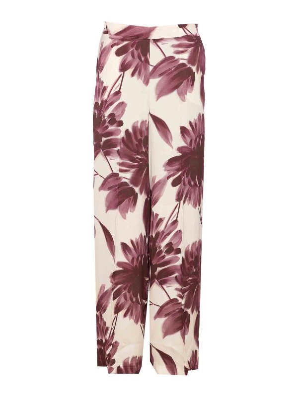 TWINSET: カジュアルトラウザー - カジュアルパンツ - マルチカラー