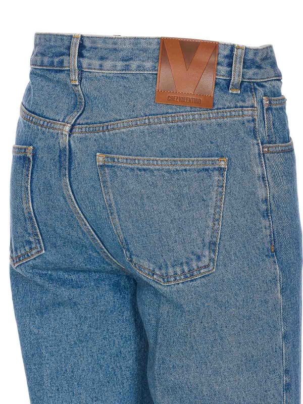 The Best Shops VALENTINO GARAVANI: bootcut jeans - Cabochons Denim Pants
