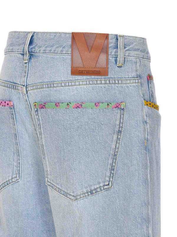 The Best Shops VALENTINO GARAVANI: bootcut jeans - Embroidered Denim Pants