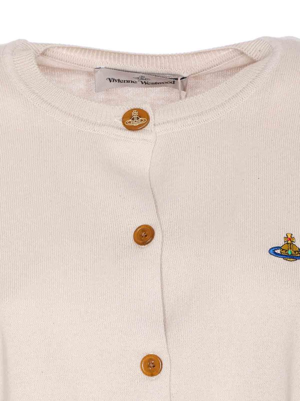 Cárdigan - Blanco shop online: VIVIENNE WESTWOOD