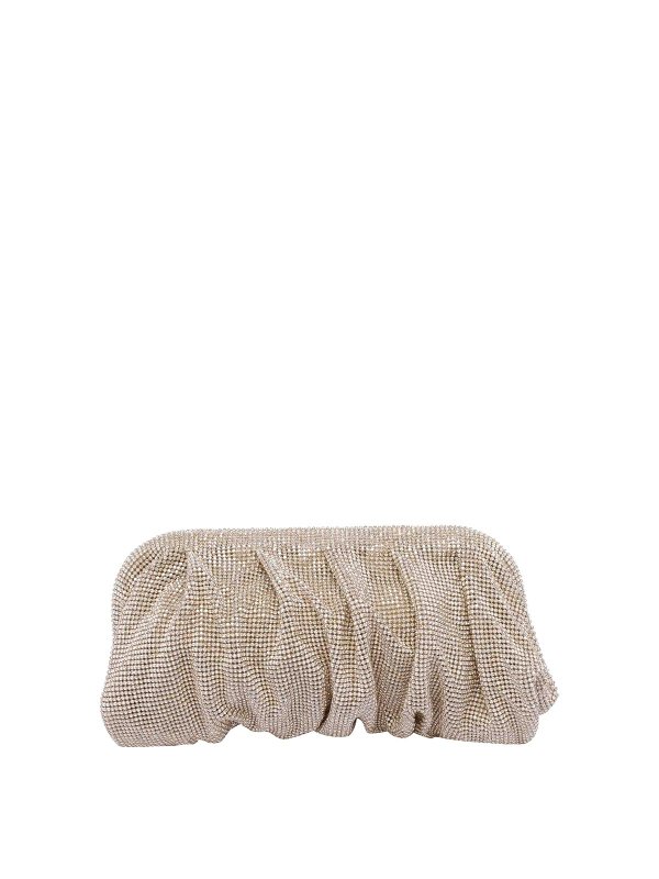BENEDETTA BRUZZICHES: Bolso clutch - Bolso Clutch - Dorado