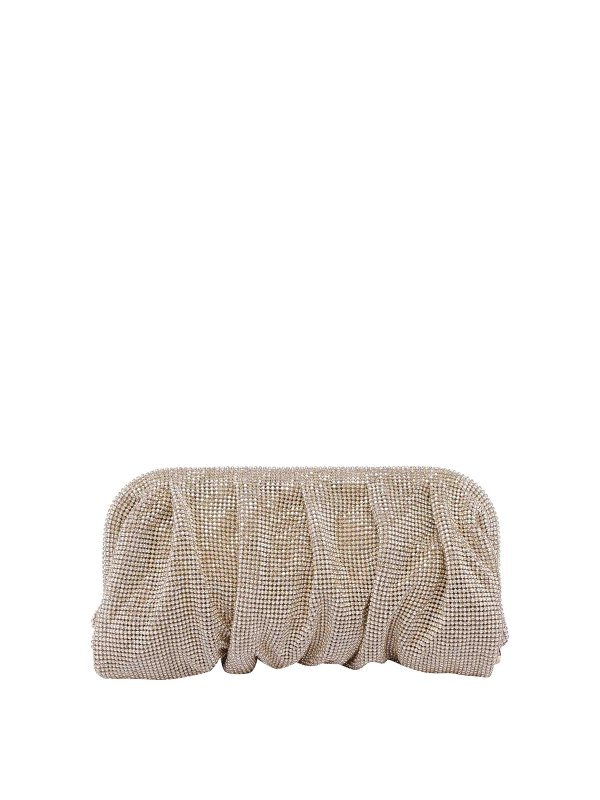 The Best Shops BENEDETTA BRUZZICHES: Bolso clutch - Bolso Clutch - Dorado