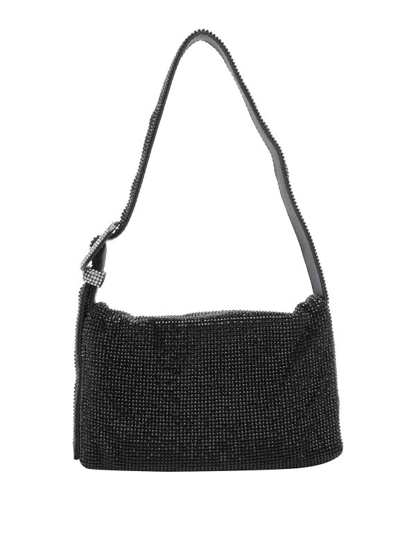 The Best Shops BENEDETTA BRUZZICHES: cross body bags - Black Vitty Le Mignon Shoulder Bag