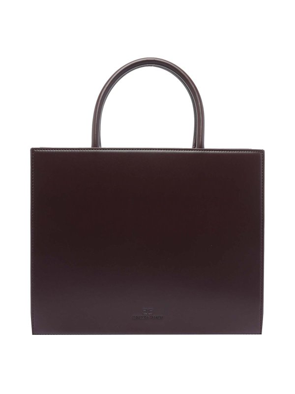 The Best Shops ELISABETTA FRANCHI: Bolsos Shopping - Bolso Shopping - Púrpura