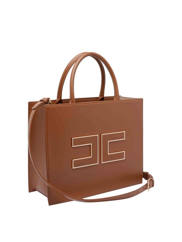 ELISABETTA FRANCHI: Sacs à main online - Sac Cabas - Marron