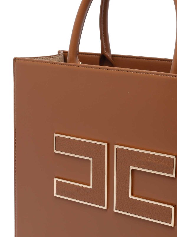 Sac Cabas - Marron shop online: ELISABETTA FRANCHI