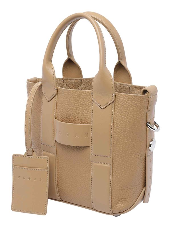 トートバッグ - ベージュ shop online: HOGAN