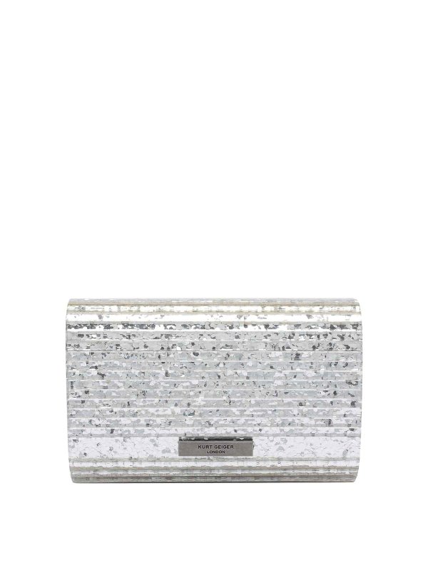 The Best Shops KURT GEIGER: クラッチバッグ - クラッチバッグ - 銀