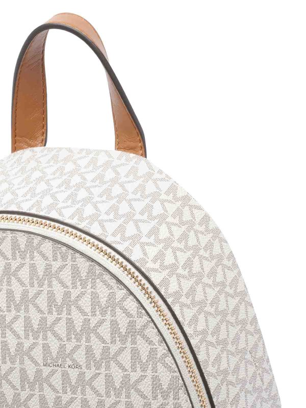 White Tanner Backpack shop online: Michael Michael Kors