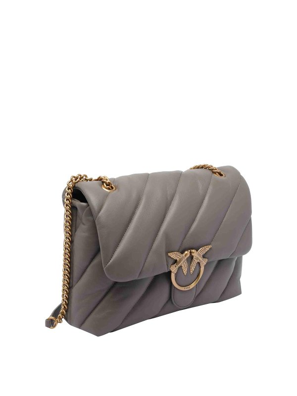 Pinko: Bolsas bandoleras online - Bolsa Bandolera - Gris