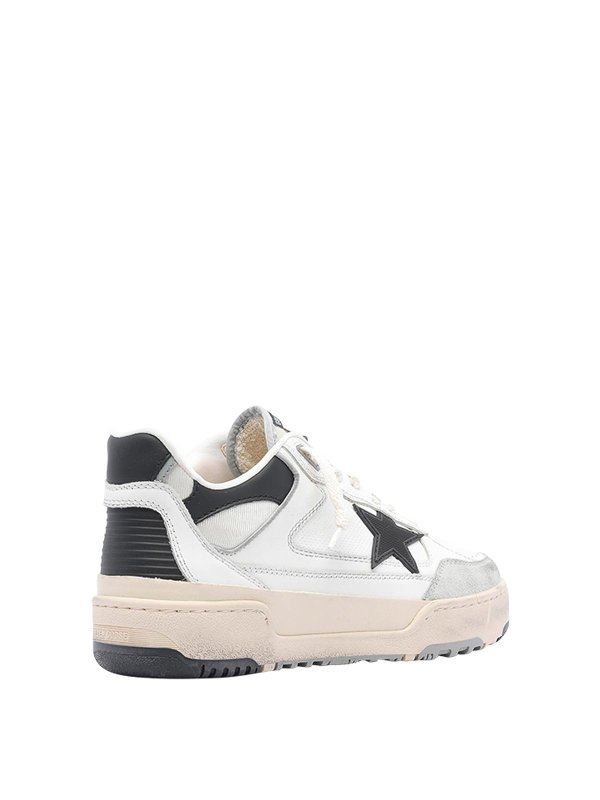 The Best Shops GOLDEN GOOSE: trainers - White And Blak Forty2 Sneakers