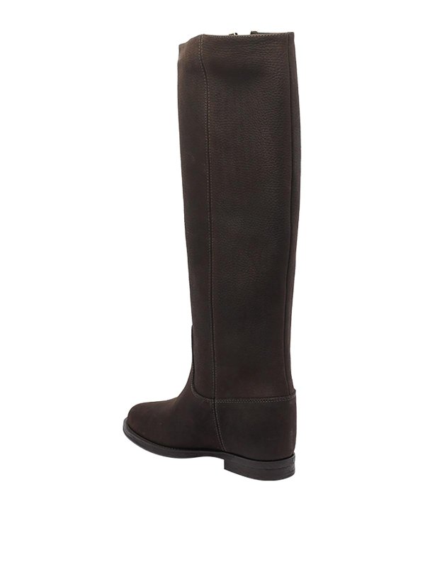 Stivali marrone v shop online: VIA ROMA 15