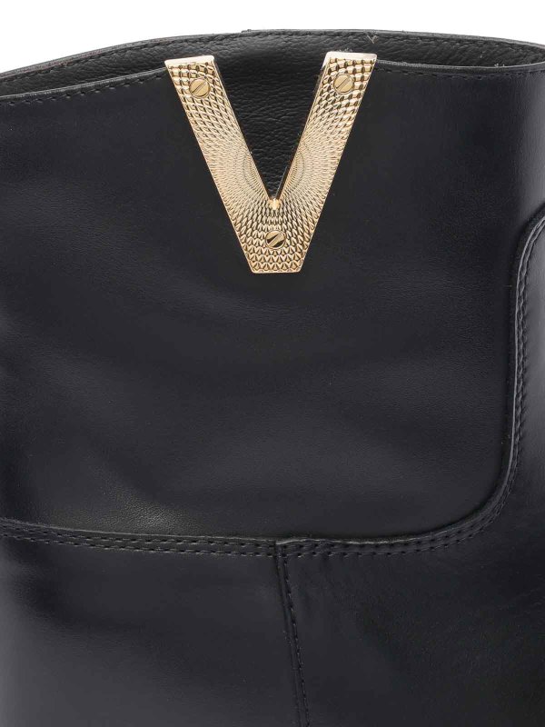 アンクルブーツ - 黒 shop online: VIA ROMA 15