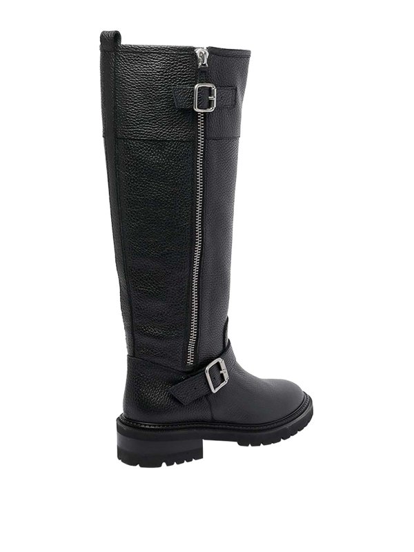 Black Buckles Boots shop online: VIA ROMA 15