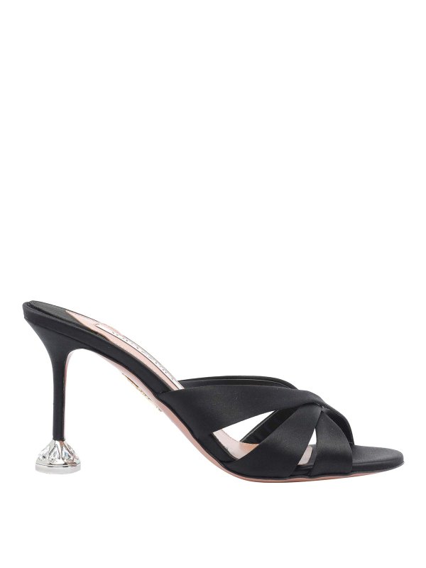 Aquazzura: court shoes - Kiss Me Quick Crystal Pump Sandals