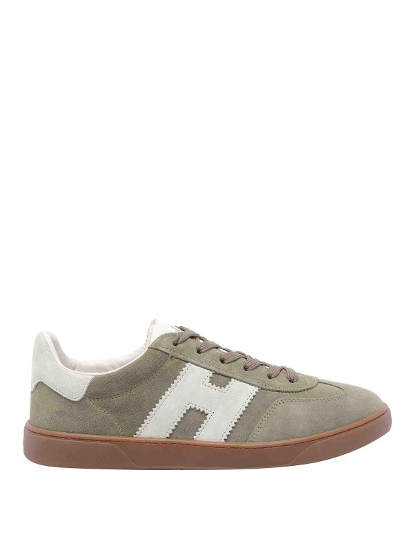 HOGAN: trainers - Military Green Sneakers