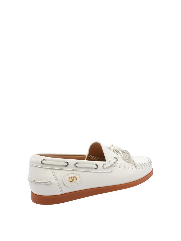 The Best Shops VALENTINO GARAVANI: Mocassins & Chaussures bateau - Mocassins - Blanc