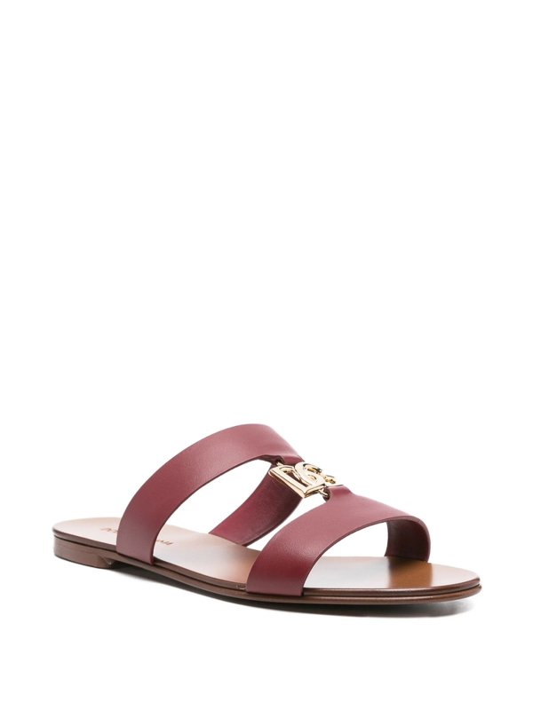 The Best Shops DOLCE & GABBANA: Sandalen - Sandalen - Rot