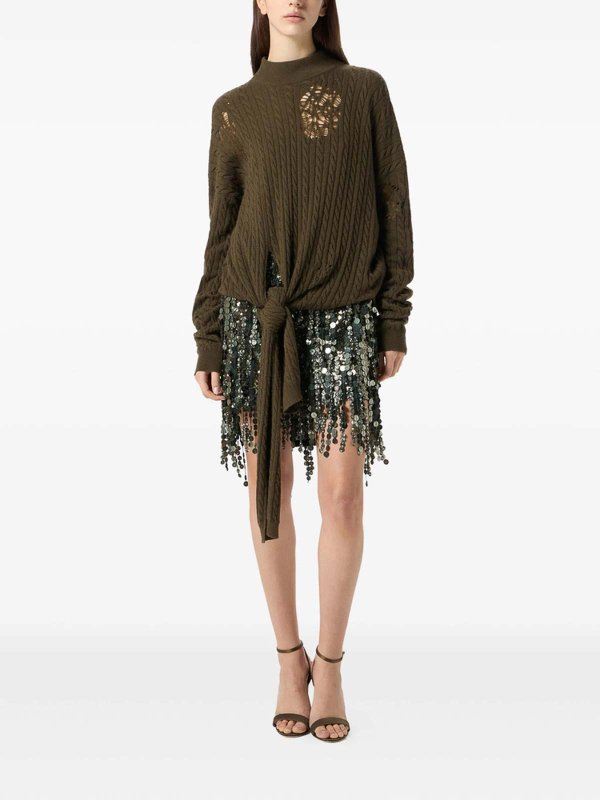 BLUMARINE: クルーネック online - クルーネック - 緑