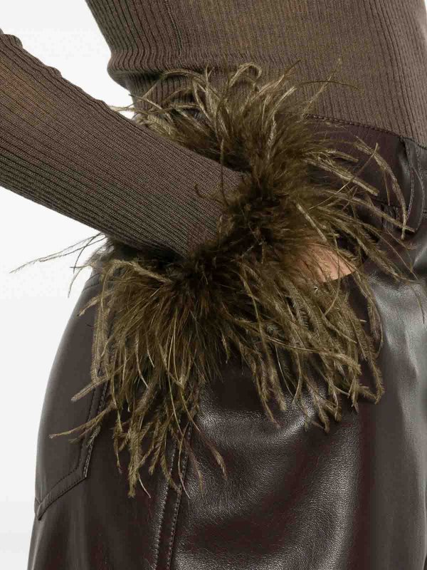 Rundhalspullover - Grün shop online: BLUMARINE