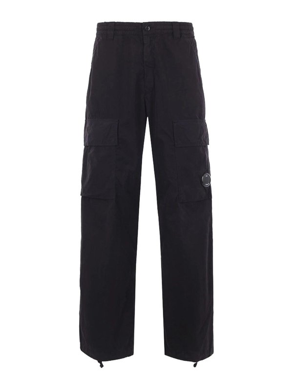C.P. COMPANY: Casual Hosen - Casual Hose - Schwarz