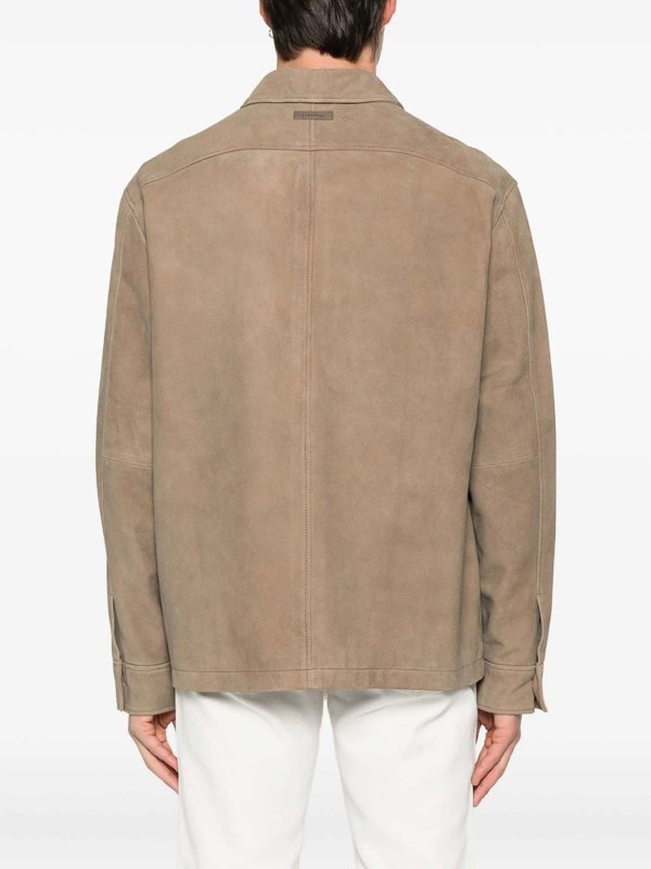 The Best Shops CALVIN KLEIN: Ledermäntel - Ledermantel - Braun