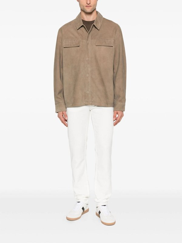 CALVIN KLEIN buy online Ledermantel - Braun