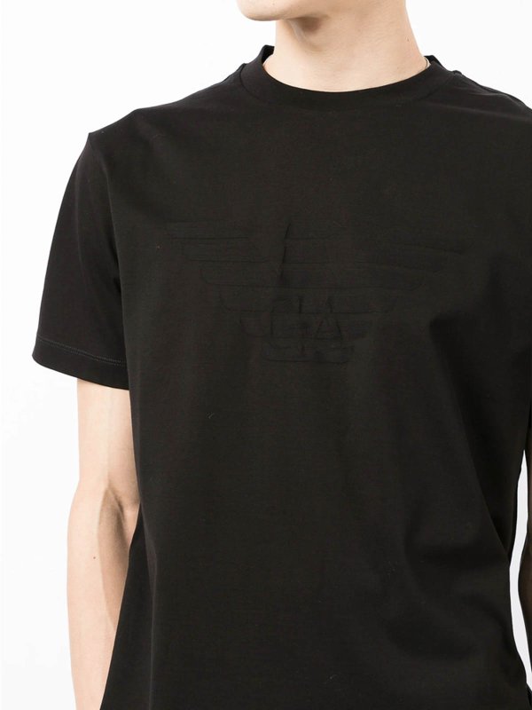 EMPORIO ARMANI buy online Tシャツ - 黒