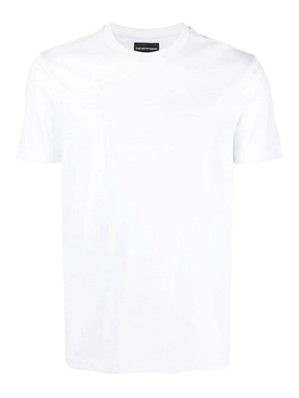 EMPORIO ARMANI: T-shirts - T-Shirt - Weiß
