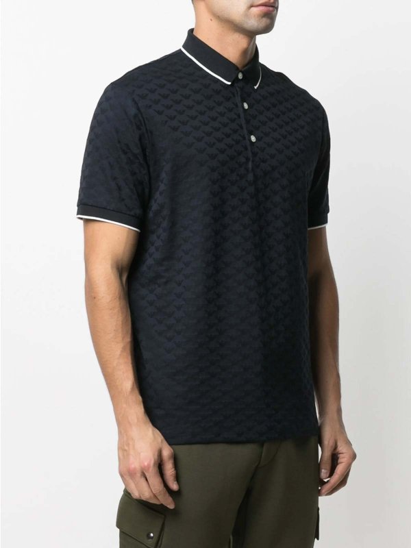 The Best Shops EMPORIO ARMANI: Pull col rond - Pull Col Rond - Bleu