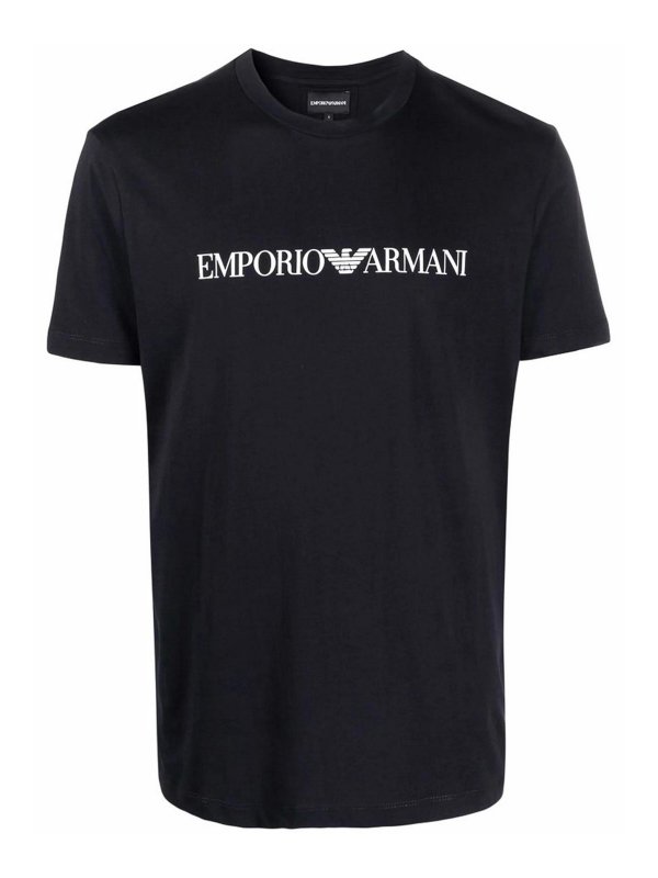 EMPORIO ARMANI: Camisetas - Camiseta - Azul