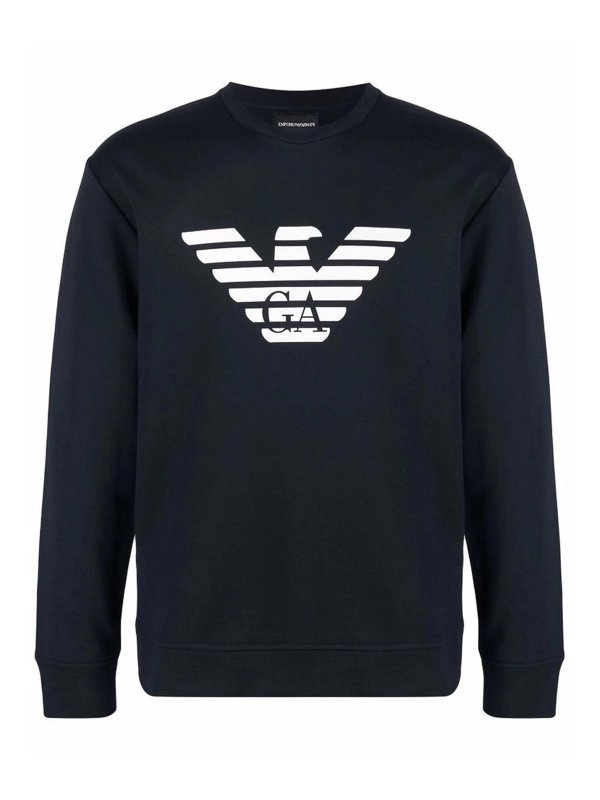 EMPORIO ARMANI: スウェット＆セーター - スウェットシャツ/セーター - ブルー