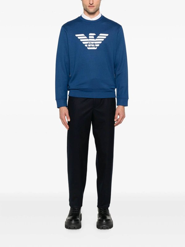 EMPORIO ARMANI buy online スウェットシャツ/セーター - ブルー