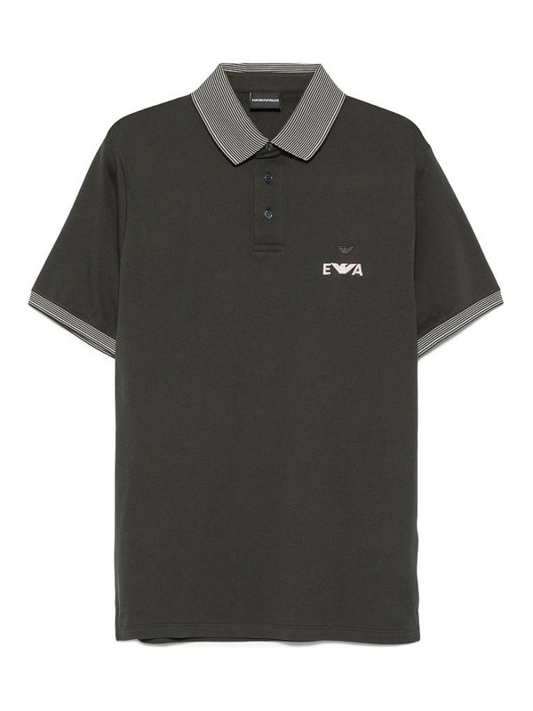 EMPORIO ARMANI: Pull col rond - Pull Col Rond - Vert