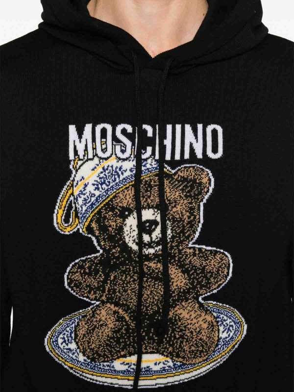 The Best Shops MOSCHINO: Pull col rond - Pull Col Rond - Noir