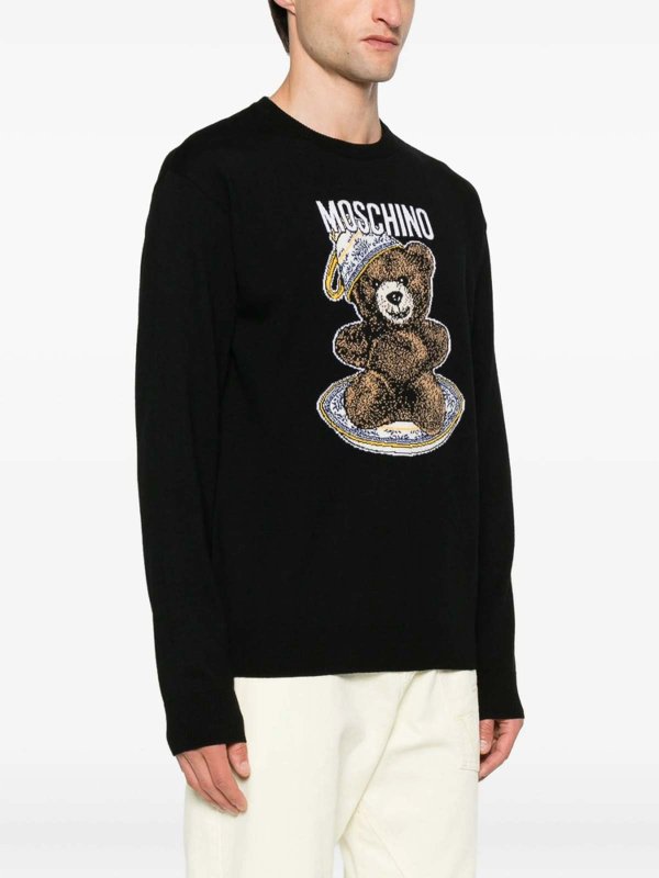 The Best Shops MOSCHINO: クルーネック - クルーネック - 黒