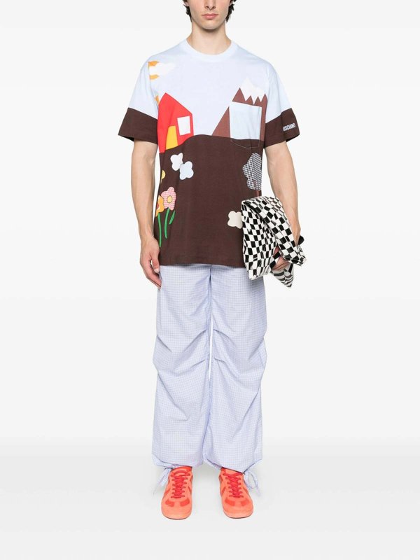 MOSCHINO: T-shirts online - T-Shirt - Bleu