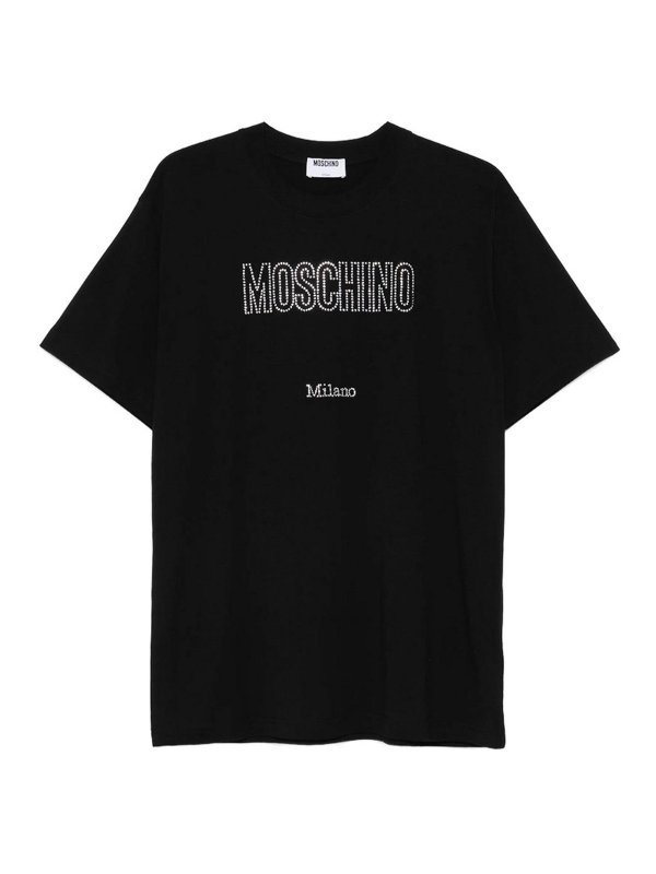 MOSCHINO: Camisetas - Camiseta - Negro