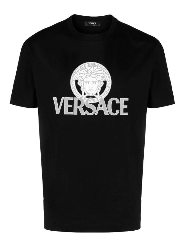 VERSACE: Camisetas - Camiseta - Negro