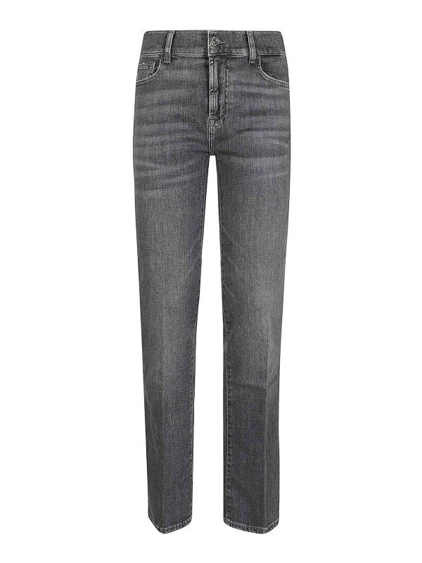 7 FOR ALL MANKIND: Bootcut - Bootcut Jeans - Grau