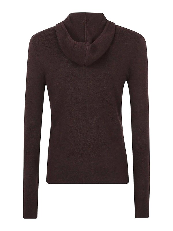 VICTORIA BECKHAM: Tops & Tank tops online - Piping Detail Hooded Top