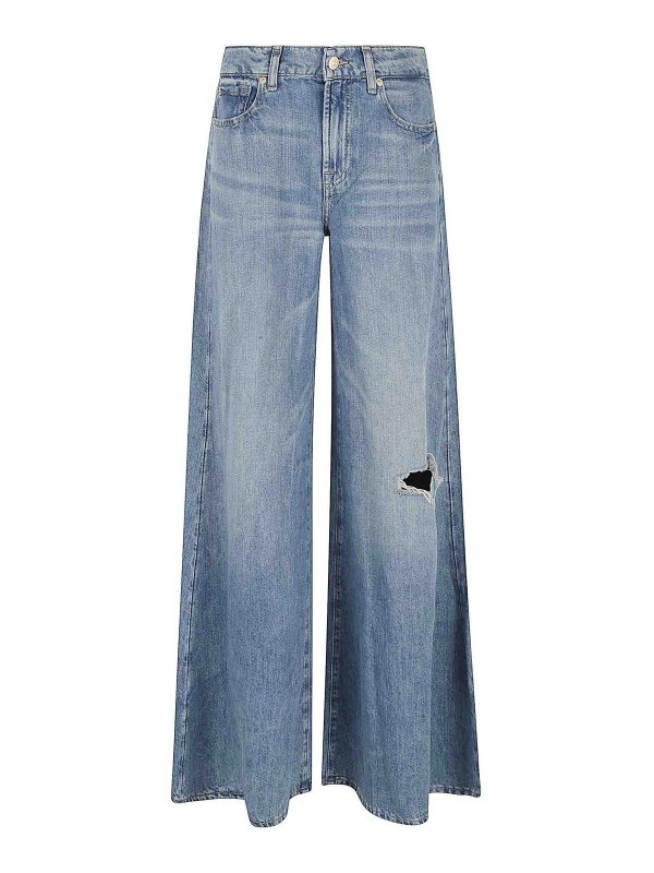 7 FOR ALL MANKIND: bootcut jeans - Willow Wide Arizona