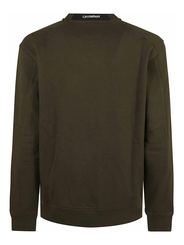 C.P. COMPANY: Suéteres con cuello pico online - Suéter Cuello Redondo - Verde