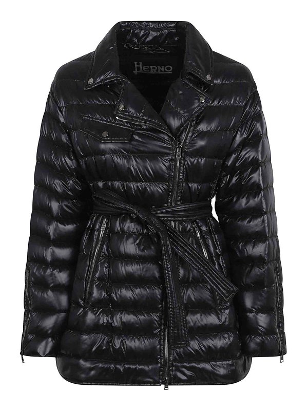 HERNO: ダウン・ハイテクジャケット - ダウンジャケット - 黒