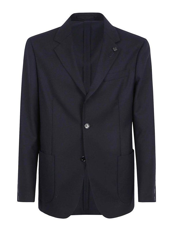 LARDINI: casual jackets - Easy Wear Drop Jacket