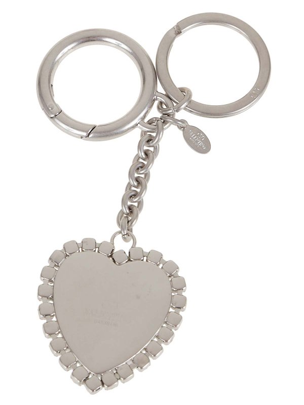 VALENTINO GARAVANI: key holders online - Key Ring Vlogo Signature