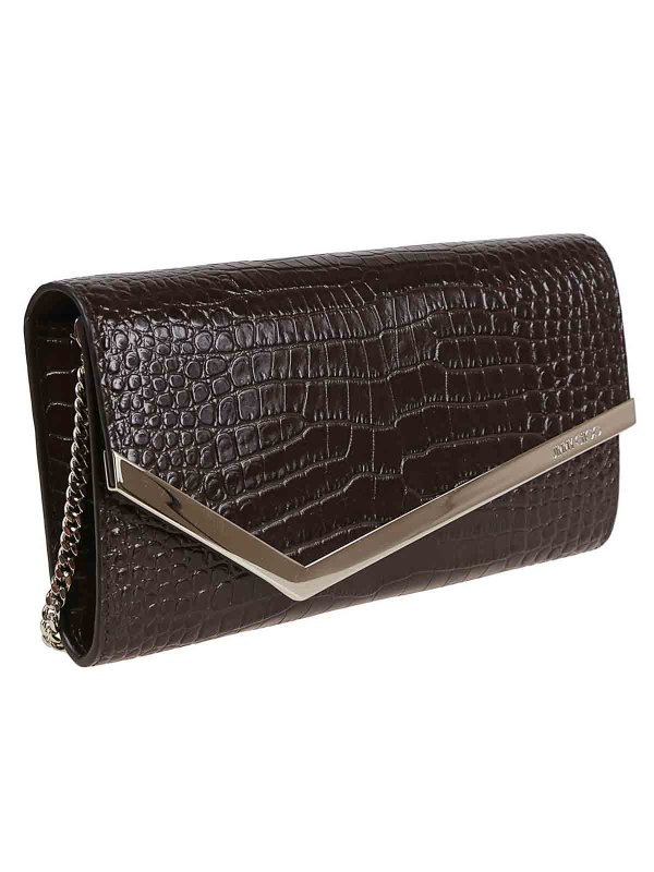 The Best Shops JIMMY CHOO: Clutches - Clutch - Braun